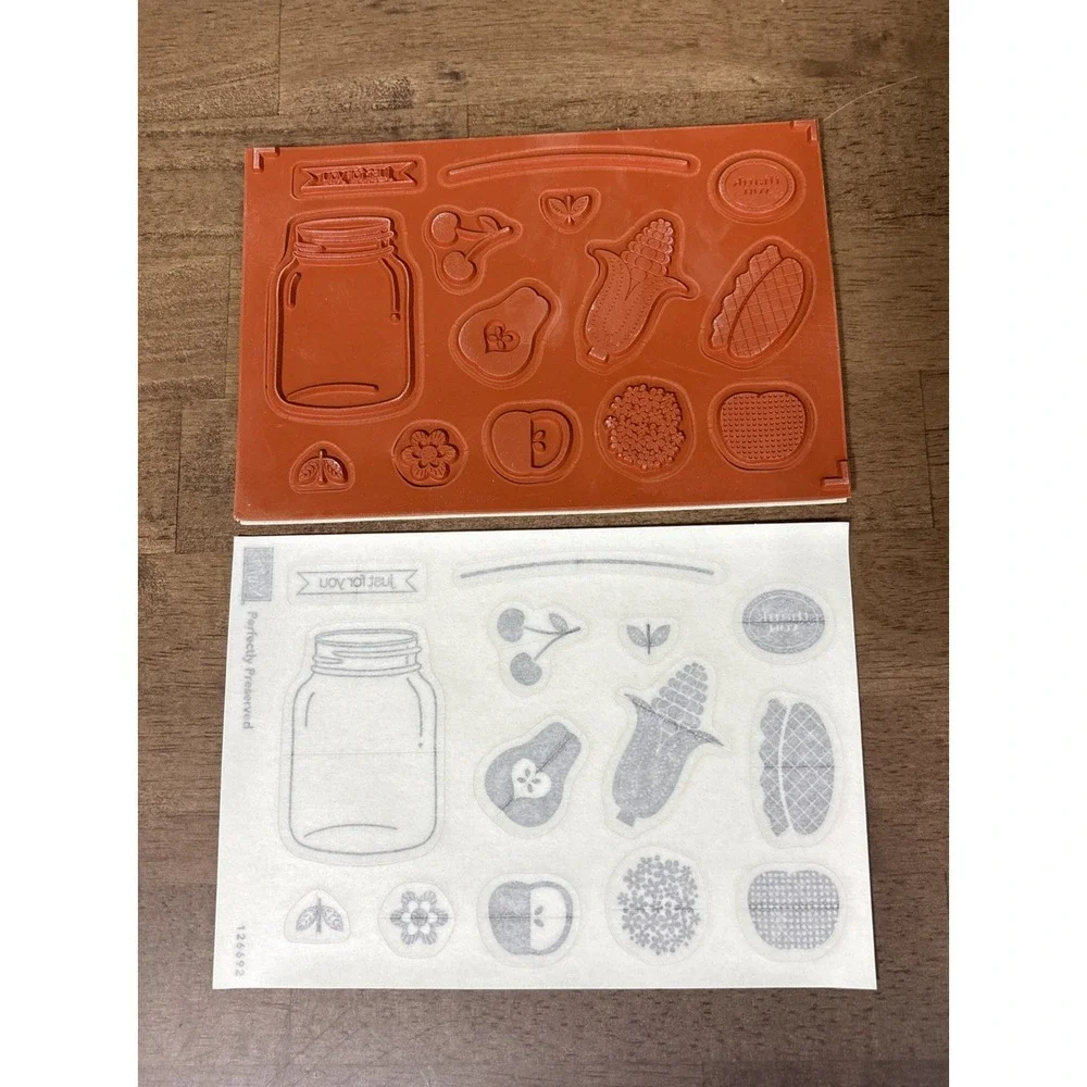Stampin' Up! Perfectly Preserved Stamps & Cannery Set Framelits Dies